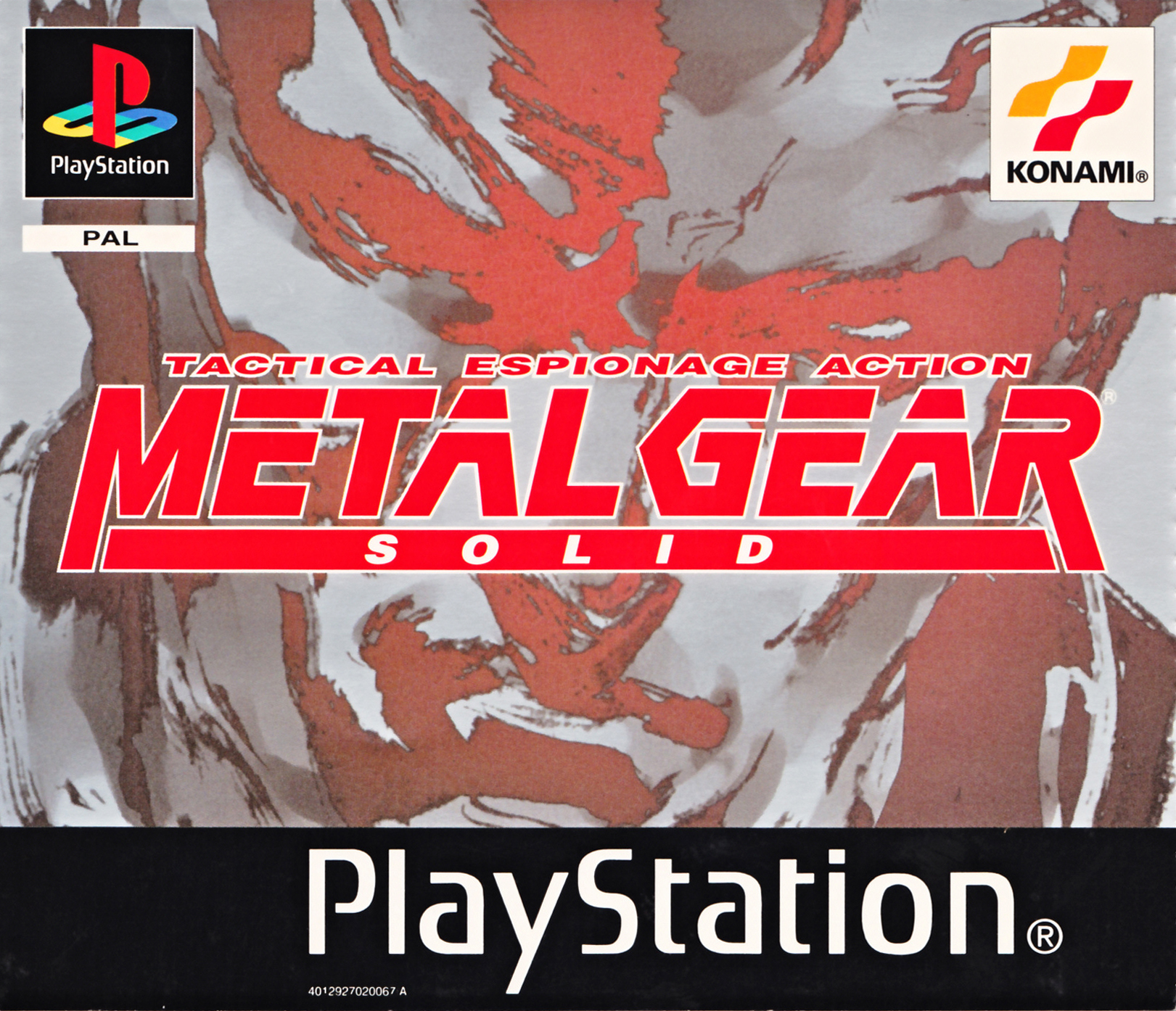 MGS1 European Box Art