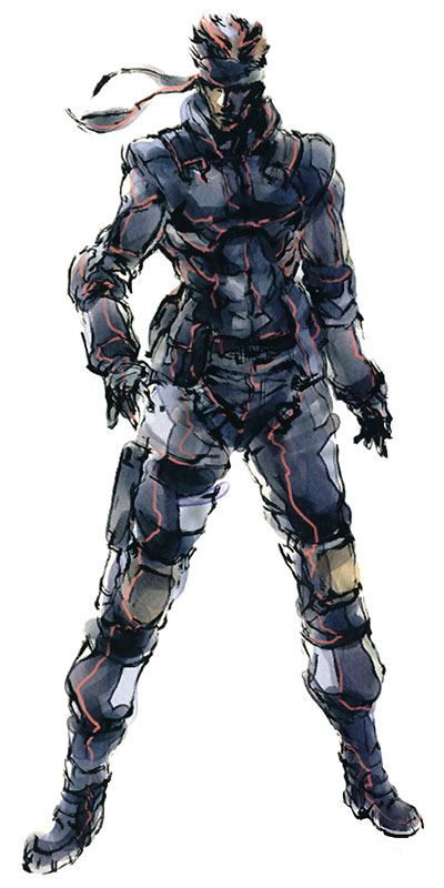 Solid Snake — Yoji Shinkawa Concept Art